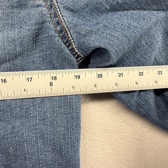 Vintage Levis Denim Jacket Women's Large MIS blue Fur Collar 77735-0361 Cropped - Picture 7 of 11